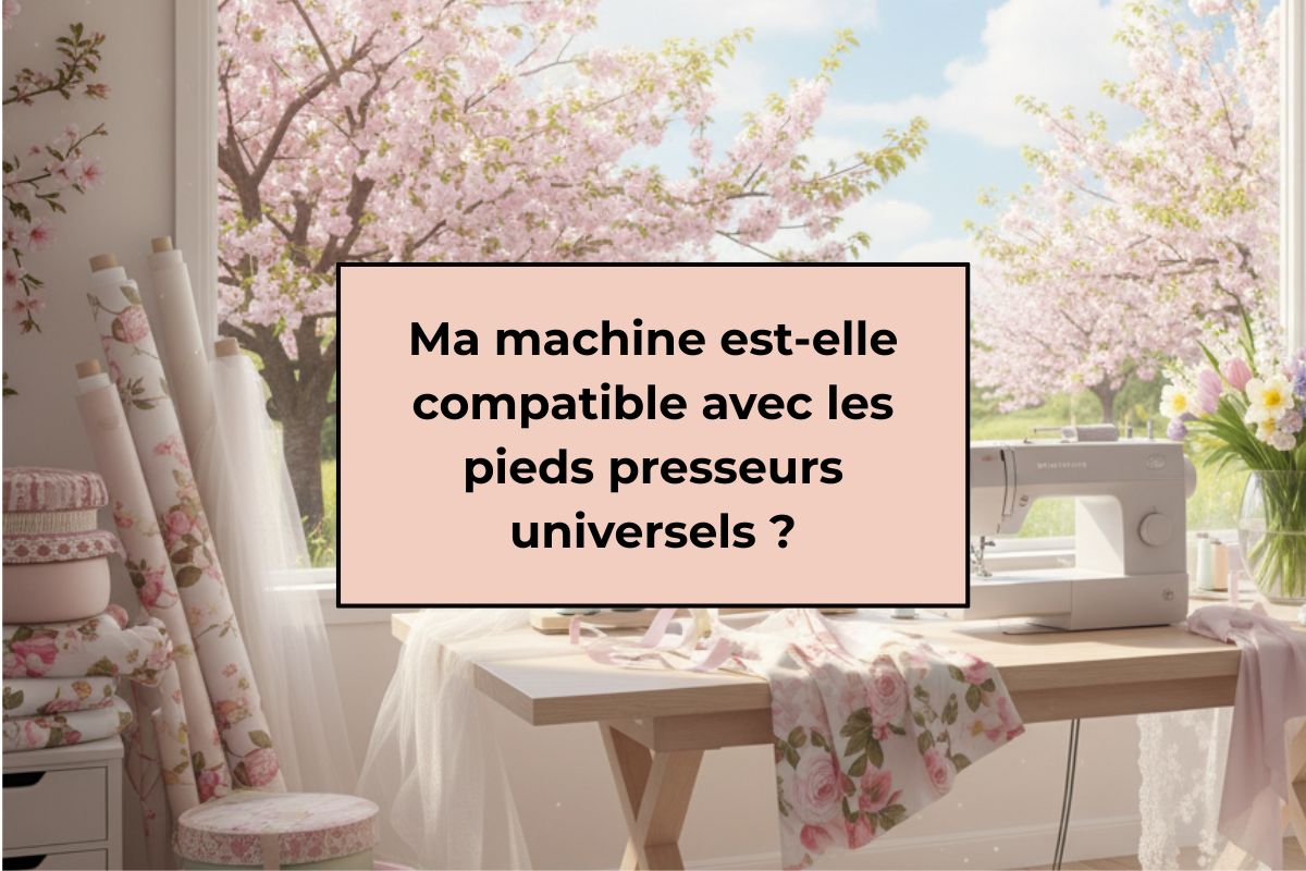 Ma machine est-elle compatible avec les pieds presseurs universels ?