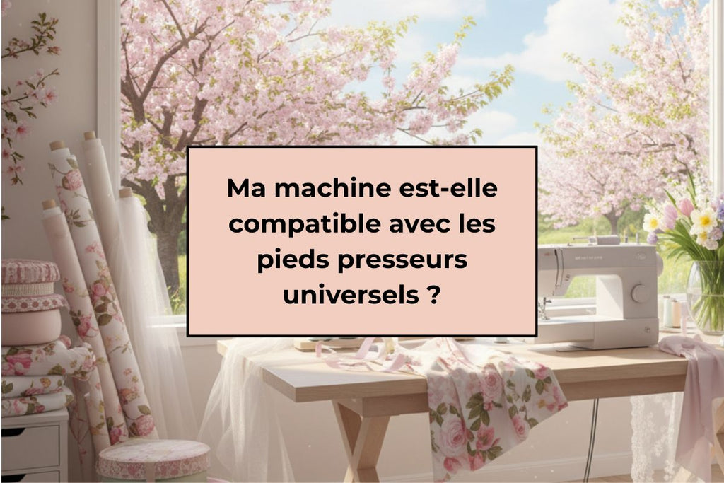 Ma machine est-elle compatible avec les pieds presseurs universels ?