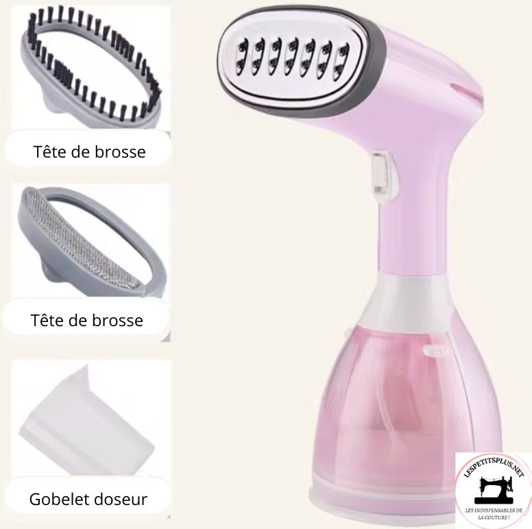 Défroisseur Vapeur Portable rose