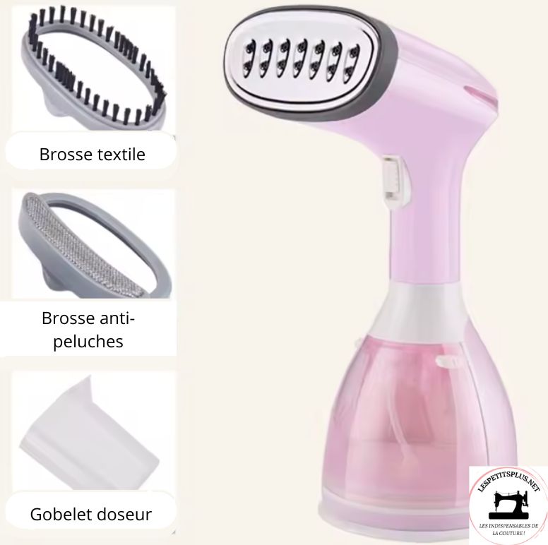 Défroisseur Vapeur Portable rose