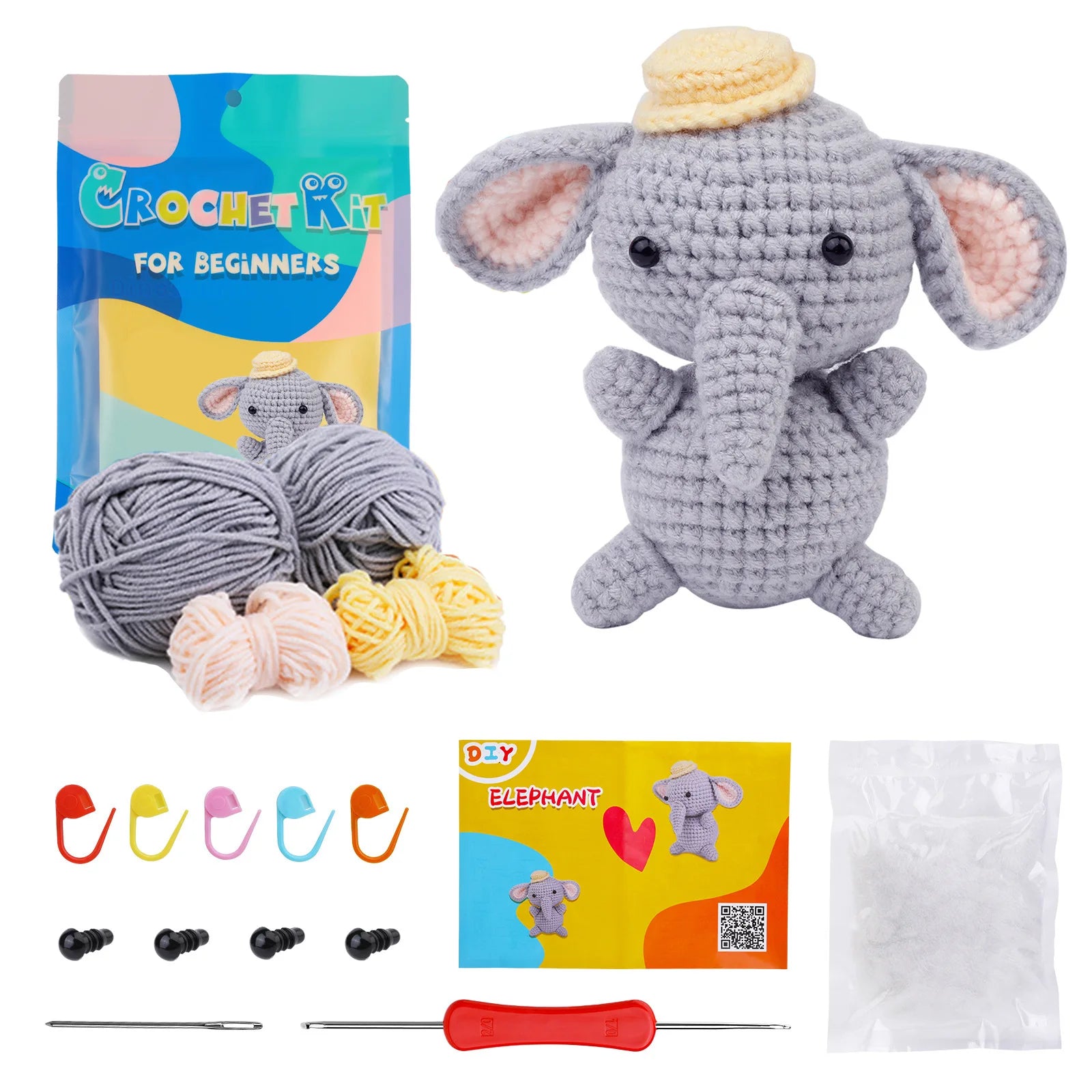 Kit Crochet Animaux Adorables