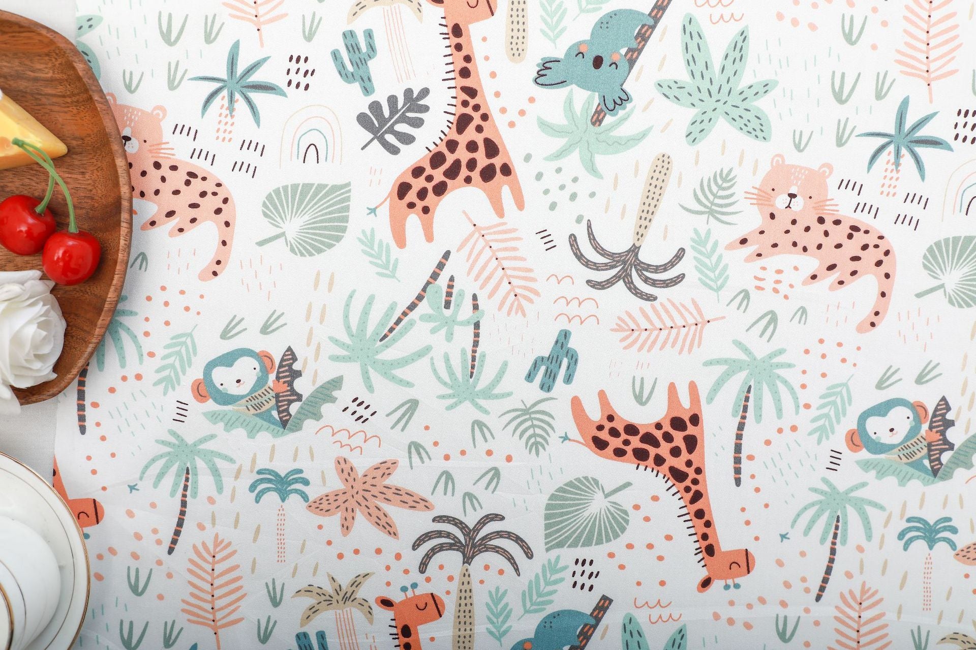 tissus girafes