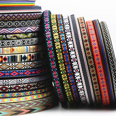 Galons Jacquard Brodés 10 à 16mm -1