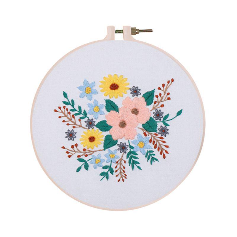 Kits de Broderie Noël Floral