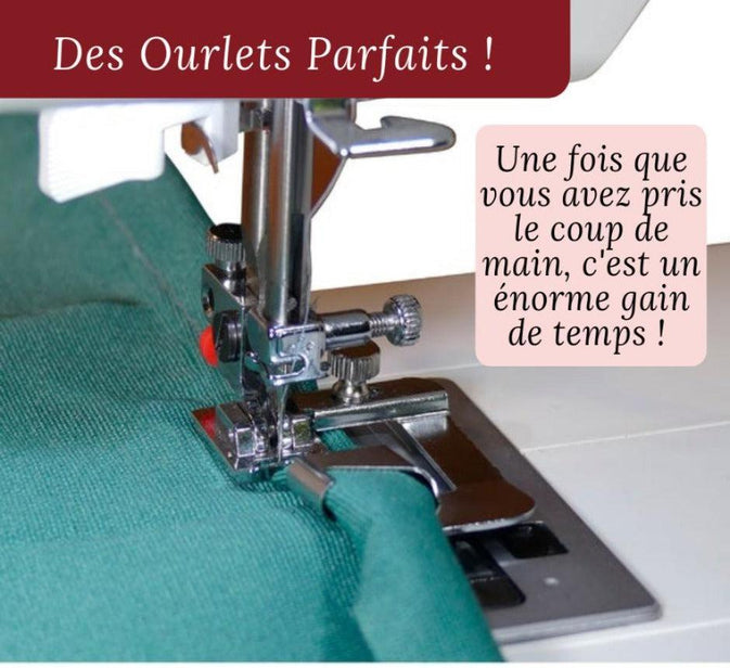 Lot de 3 Pieds Ourleurs