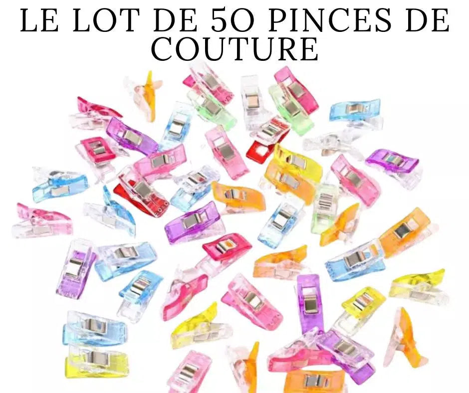Lot de 50 Pinces de Couture – LesPetitsPlus