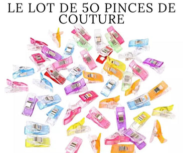 Lot de 50 Pinces de Couture