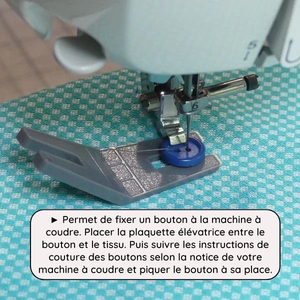 Plaque elevatrice de Couture