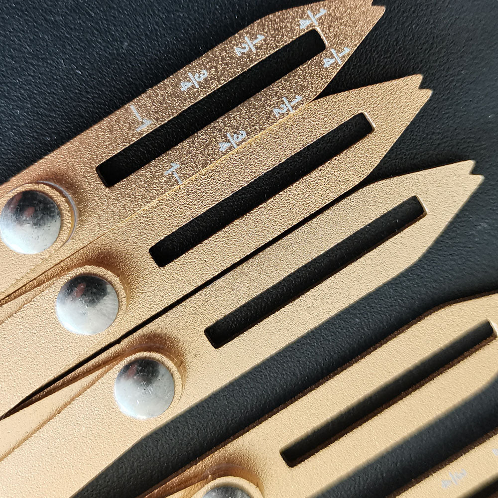 Regle de mesure pour Boutonnieres