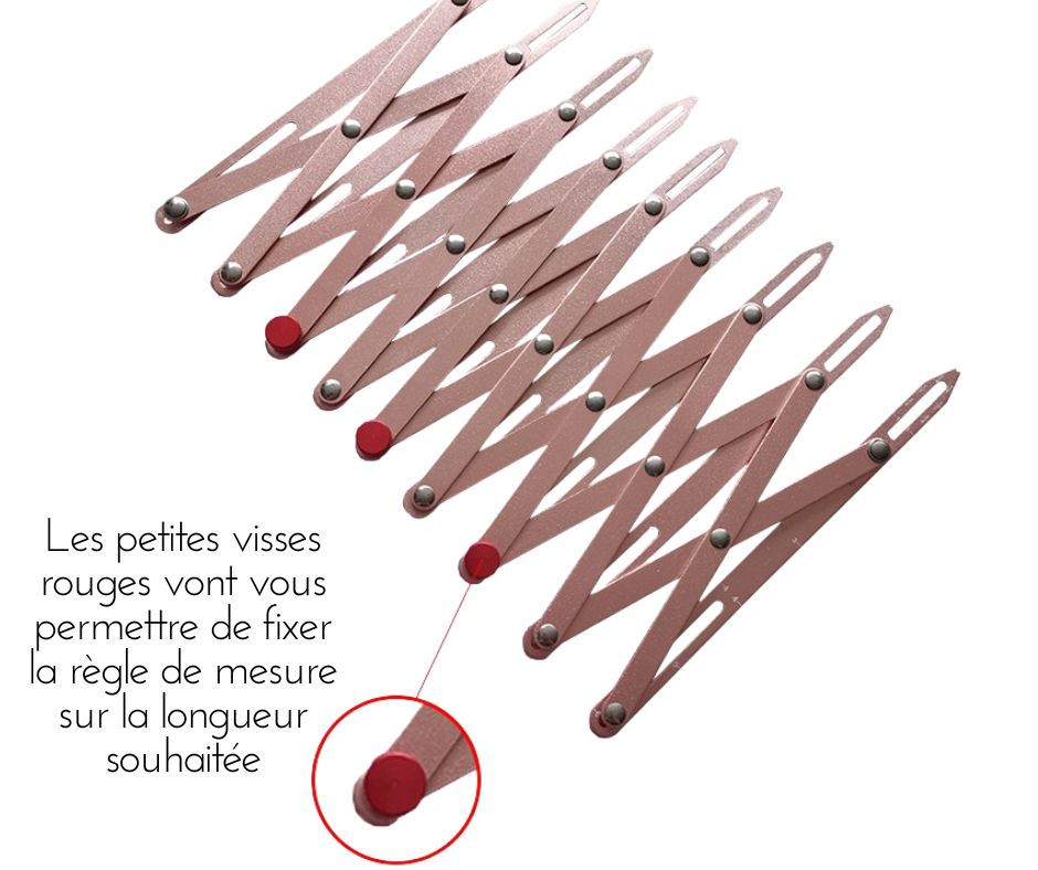 Règle de mesure pour Boutonnières