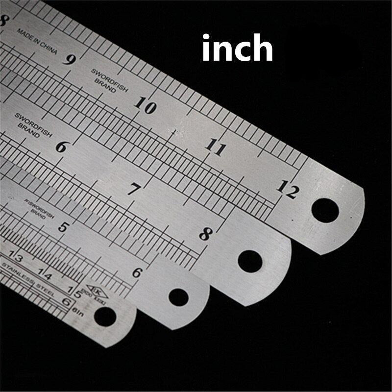 VINGVO Jauge De Mesure En Métal Règle De Couture En Aluminium Portable VINGVO Jauge De Mesure En Métal Règle De Couture En Aluminium Portable