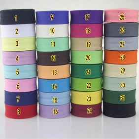 Rubans Biais Coton Unis